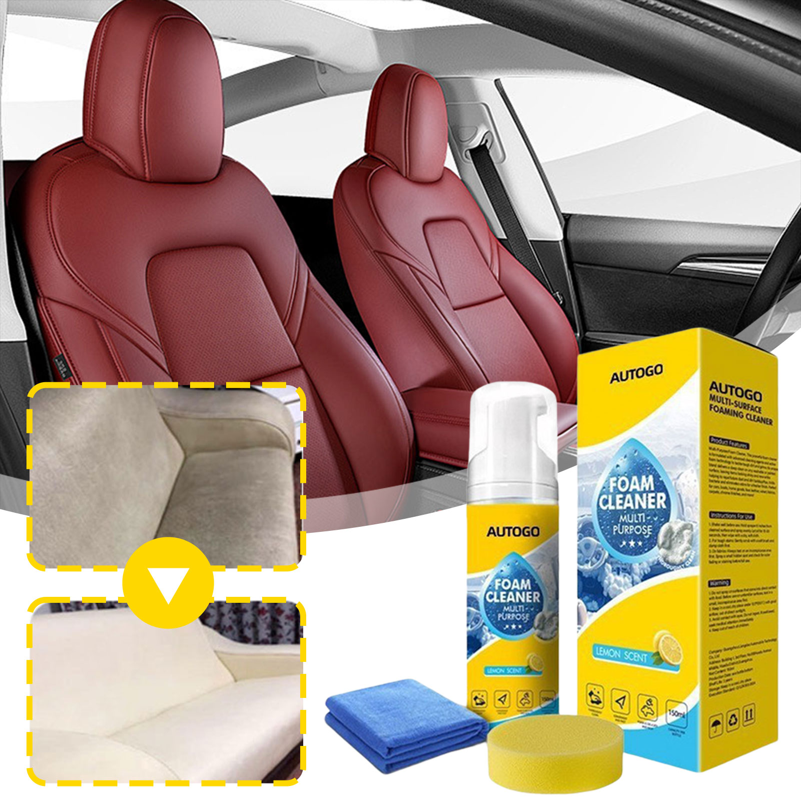 Care For Sneaker - Limpador de espuma multiuso para interior
