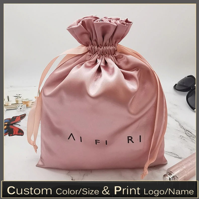 Shoe Bag Dust - Sacos de cetim com logotipo personalizado,