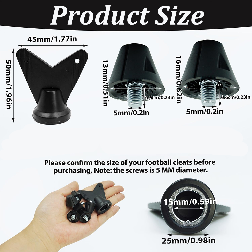 4/12 pçs bota de futebol studs - Sneaker Care Set avaliação e preço