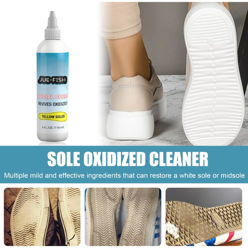 118ml Sapatos Brancos Limpeza  - Sole Edge Whitener avaliação e preço
